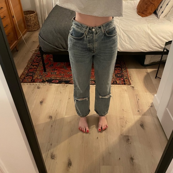 Topshop high waisted straight jeans - Picture 1 of 8